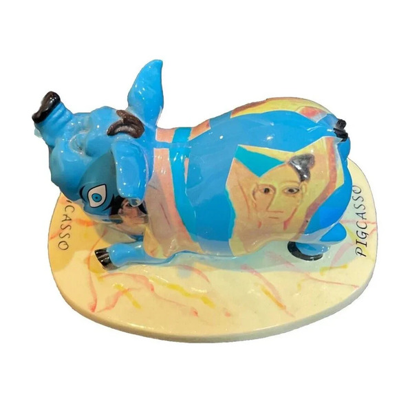 Pig Invasion Pigcasso Collectible Figurine Farm Anthropomorphic Decor 2001‎ - Picture 4 of 7